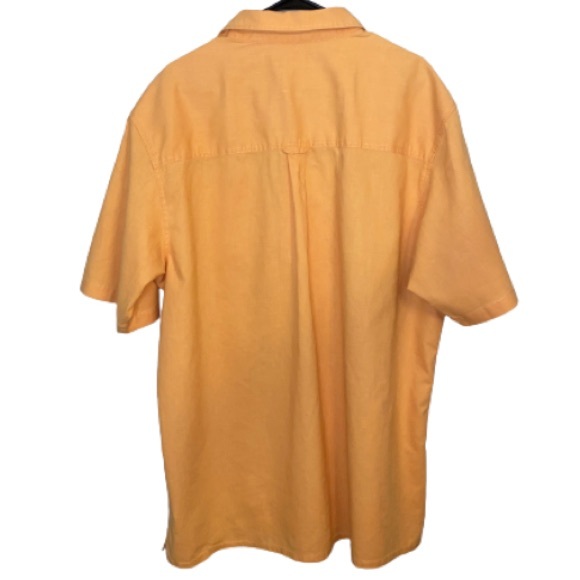 Enyce Men’s Orange Linen Button Down Shirt Size XL - Picture 2 of 4